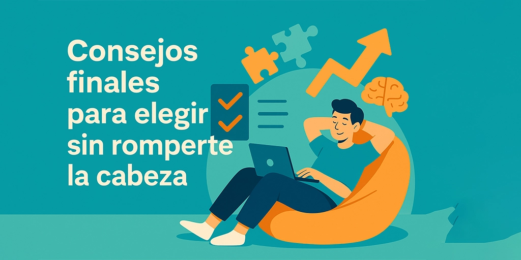 Consejos finales para elegir sin romperte la cabeza