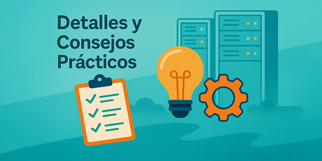 Detalles y Consejos Prácticos
