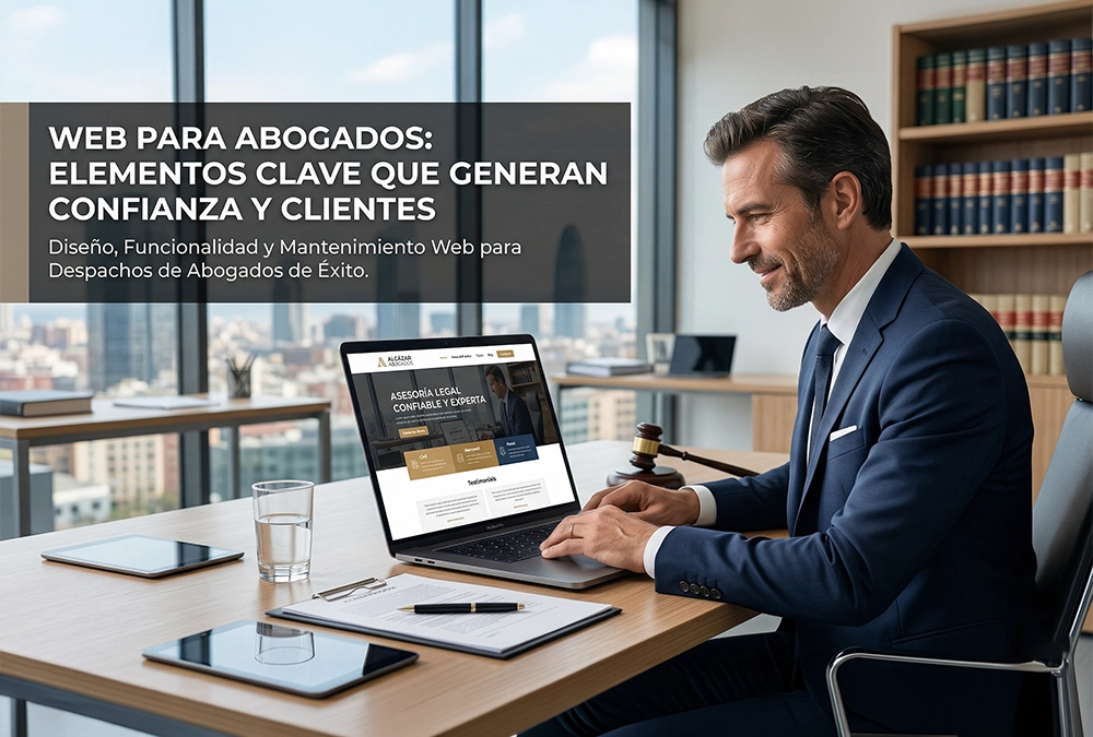 Web para abogados: elementos clave que generan confianza y clientes