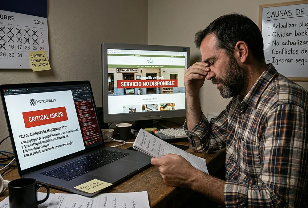 Errores comunes al mantener una tienda online