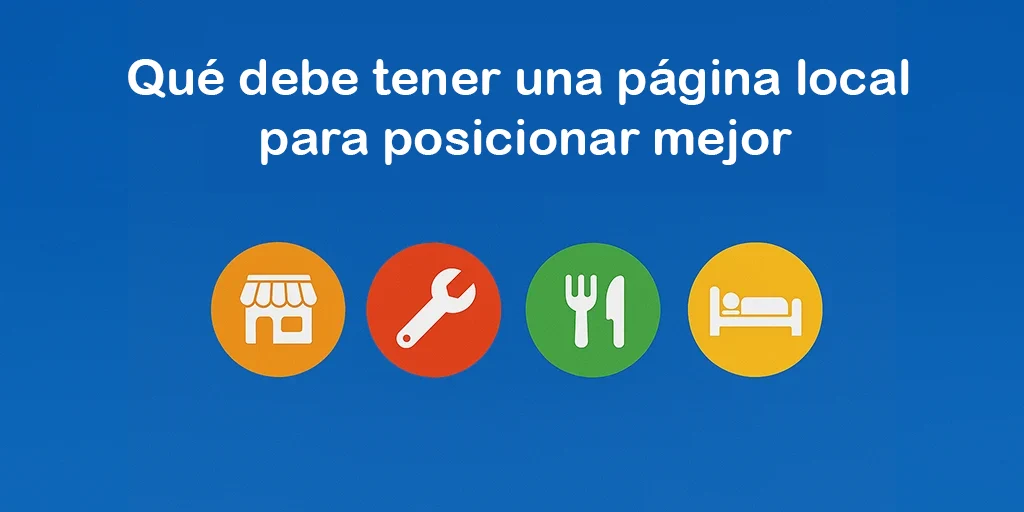 Qué debe tener una página local para posicionar mejor