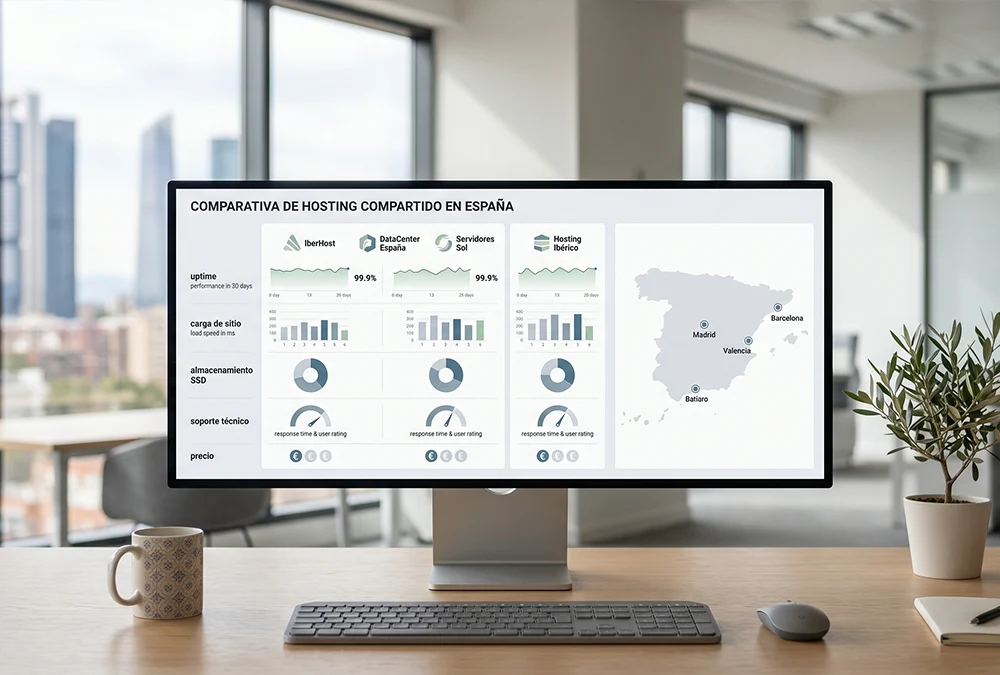 Comparativa de hostings compartidos en España