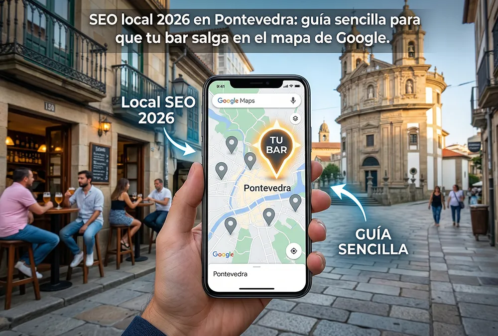 SEO local 2026 en Pontevedra: guía sencilla para que tu bar salga en el mapa de Google