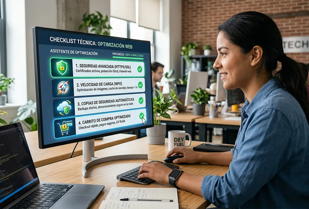 plan de mantenimiento web de una tienda online