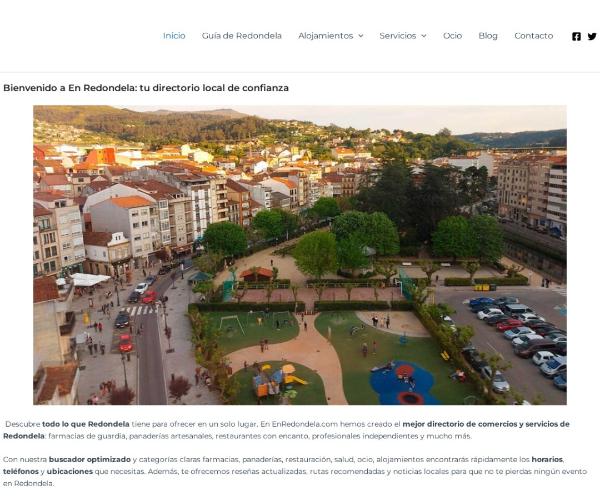 Captura de la web En Redondela